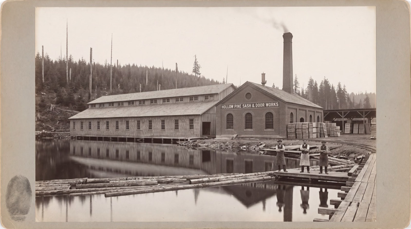The rebuilt Sash & Door Works in 1908