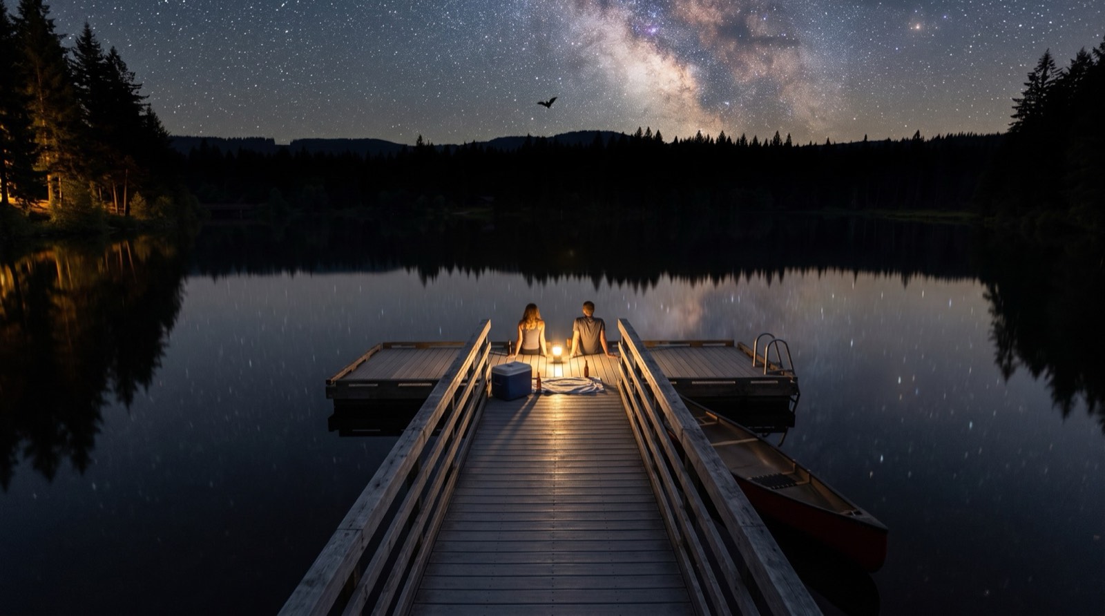 Stars over Lake Hollow